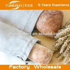 High quality 100% Natural linen Pure Rustic Rough Custom cloth pizza bags bread bags