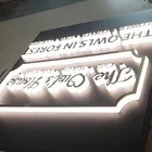 3d house led lighted acrylic sign letters
