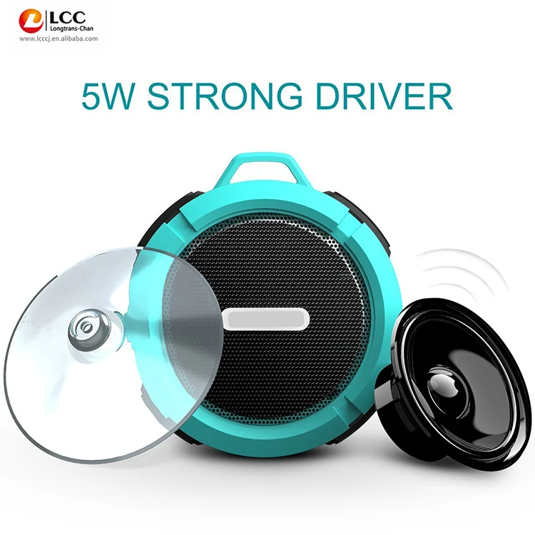New C6 bluetooths speaker portable waterproof wireless mini speaker with suction cup - ANKUX.COM