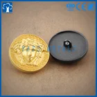 Custom logo fashion design metal button