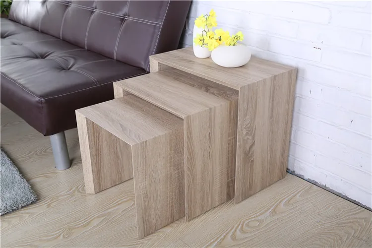 Living Room Furniture Tea Table With White High Gloss Side Table adjustable coffee table