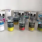 Steroid vial glass glossy label custom pharmaceutical waterproof high quality 10ml vial label with hologram