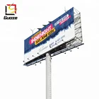2018 Advertising Billboard LED Light Box With Stainless Steel and Aluminum Material and Pole Stand