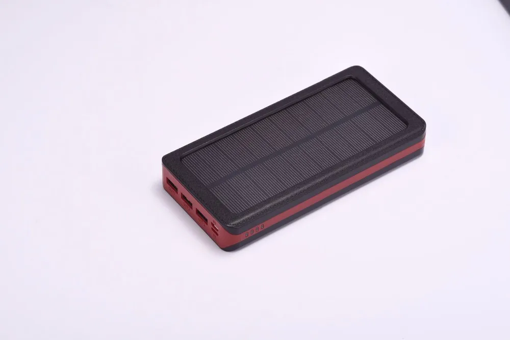Alibaba No.1 Waterproof Real 20000mAh Solar Power Bank For Iphone X With Led Torch - ANKUX.COM