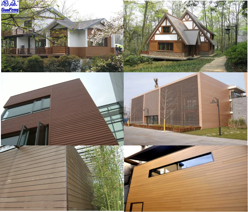 Outdoor Guofeng Wood Plastic Composite Wpc Wall Panel Board Decorative ...