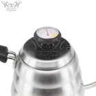Stainless Steel Coffee Maker Kettle With Thermometer 1.0L, 1.2L Coffee Dripper Kettle
