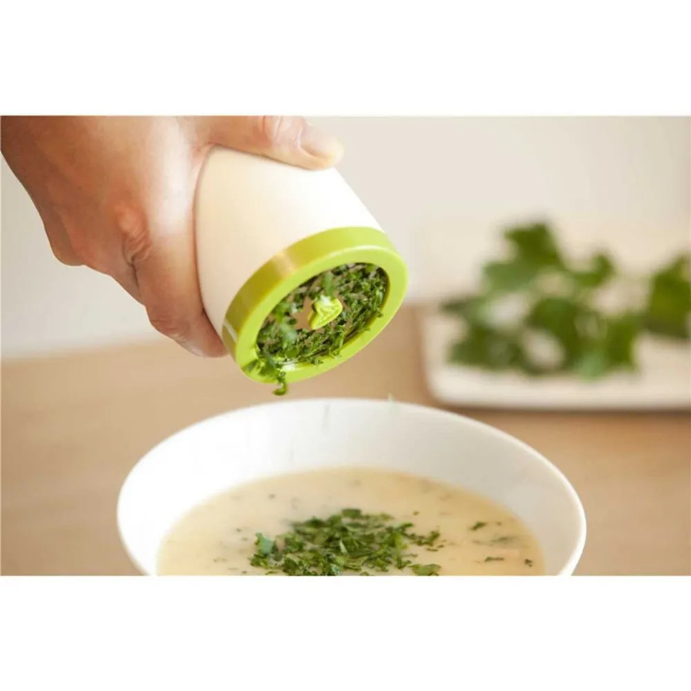 Herb Spice Grinder Mill Hot Portable Manual Salt Spice Pepper Grinder Muller Parsley Shredder Chopper Seasoning Grinding KC1126