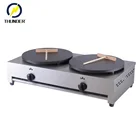 Commercial gas waffle maker for snack poffertjes grill cone lollipop muffins lolly wafer egg pancake puffle