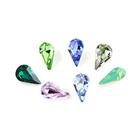 Muticoulor Crystal Beads Jewelry Making Top Quality Rhinestone Drop Shape Point Back Crystal Fancy Stone