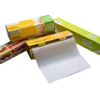 18" x 26" heat resistant brown silicone printed bread parchment baking paper jumbo roll sheet