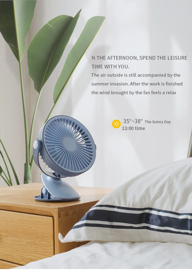 Table Fan, IMYCOO, Portable, 2000mah - detail 8