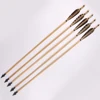 30 inch Traditional Wooden OD 8.5mm Arrows Turkey Feather for Recurve Bow Archery Shooting Target Hunting Arrow