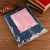 Biodegradable plastic t-shirt bag with Custom printing translucent /Clear EVA plastic PVC slider bags poly bag plastic