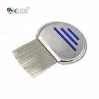 Wholesale dog puppy aluminum steel metal mat remover nit head anti flea hair needle brush and combs for lice