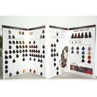 Salon ice cream hair color swatch chart / silky hair color mixing chart