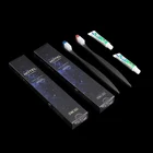 Wholesale luxurious black handle disposable high-end travel toiletry dental kits/Hotel Amenities Suppliers