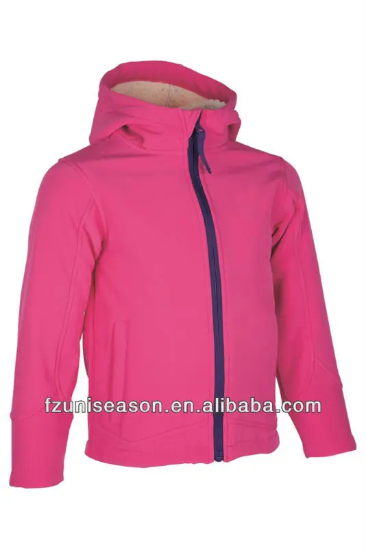 Breathable waterproof children winter softshell jacket