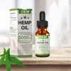 Private Label 100% Natural Hemp Oil Drops with 5000mg of Organic Hemp Extract Helps with Pain, Anxiety Stress Relief