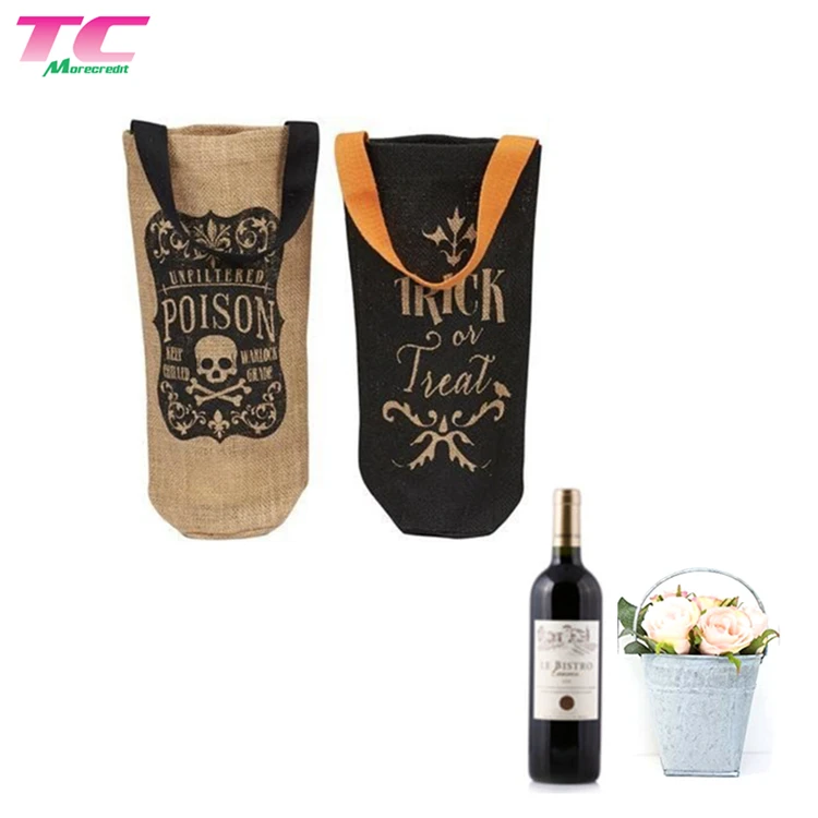 gift bags promotion christmas wine bag pouch with drawstring