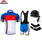 5D gel pad italian cycling team set mtb bmx team customized sublimated custom cycling clothing with 1 pcs MOQ