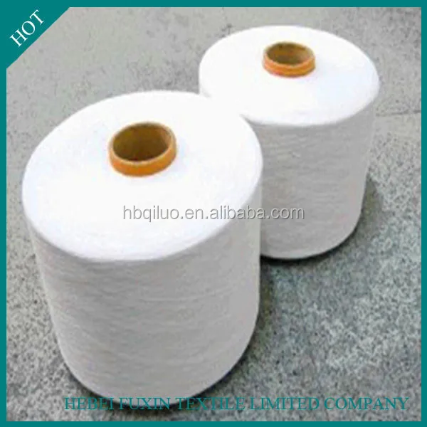 dyed cotton lycra tape yarn 100% cotton worsted combed gassed