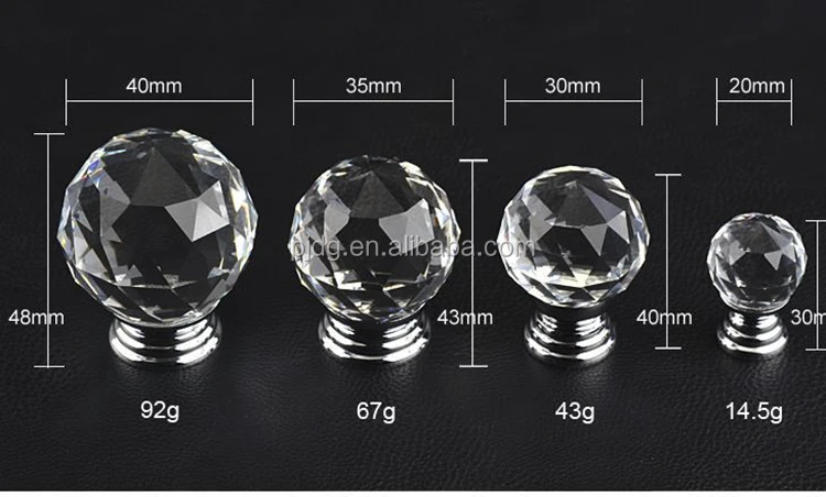 crystal drawer knob door handle furniture hardware dresser