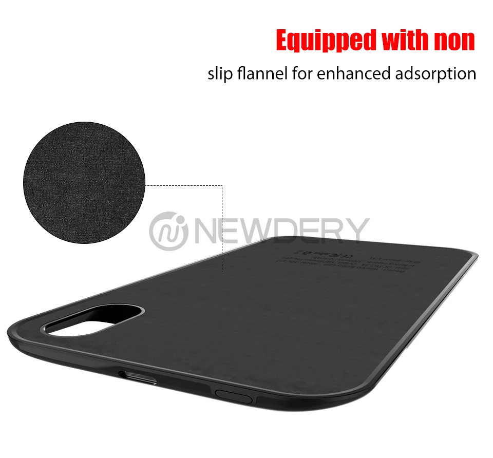 Newest 5000mAh wireless external power case for iPhone X Xs XR Max 5500mAh Wireless charger case for iPhone power bank case - ANKUX.COM