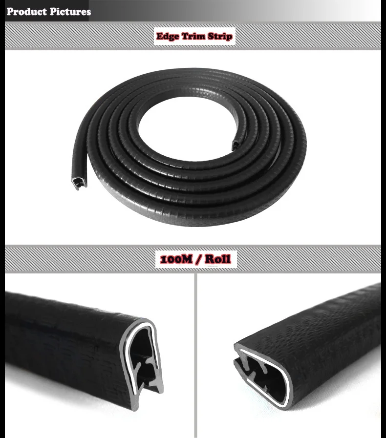 Plastic U Channel Extrusions/glass Edge Protection,Pvc Edge Protection,Flexible Trim For Metal