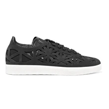 Black breathable genuine leather women shoes flats comfortable lady shoes and sneakers running