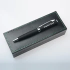 Custom Business Advertising Promotional Items Gift Pen Soft Rubber Metal Twist Pen with Logo