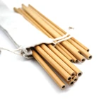 All Natural Disposable Bamboo Straws | Biodegradable Eco Friendly Reusable Plastic Alternative For Kids and Adults