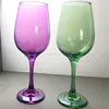 Wholesale Eco-friendly Machine Made Green Purple Red Wine Glass Factory-direct Price