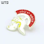 Manufacture hot sale fancy matt silver knight templar lapel pins