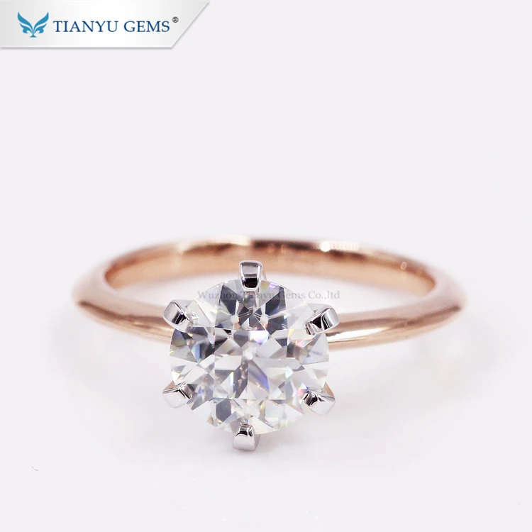 8mm moissanite ring
