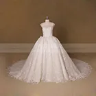 Luxurious Lace Ball Gown Wedding Dress Bridal 2017