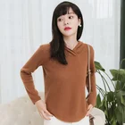 O Neck Custom Oversized Sweater For Women Wool Sweater Knitting