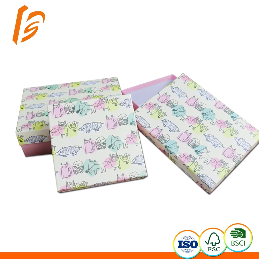 free design gift box recycled paper packaging cheap custom