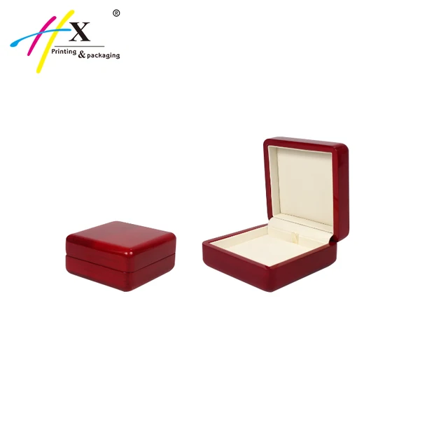 red lacquered wooden gift box bracelet box square box supplier