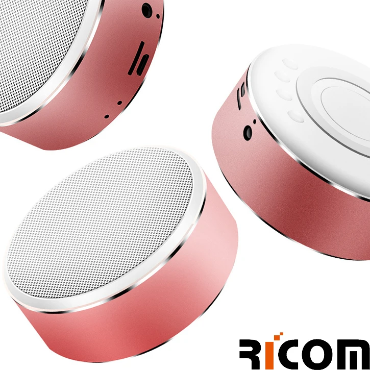 BSP-205B Handfree mini bluetooth speaker, Metal round speaker for iphone - ANKUX.COM