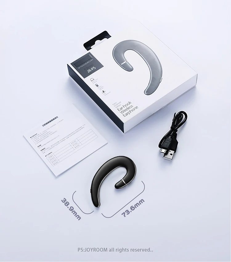 Joyroom New Arrival P5 IPX5 Waterproof Earhook Hand Free Painless Wearing Earbuds Wireless Blue-tooth Headphones - ANKUX.COM