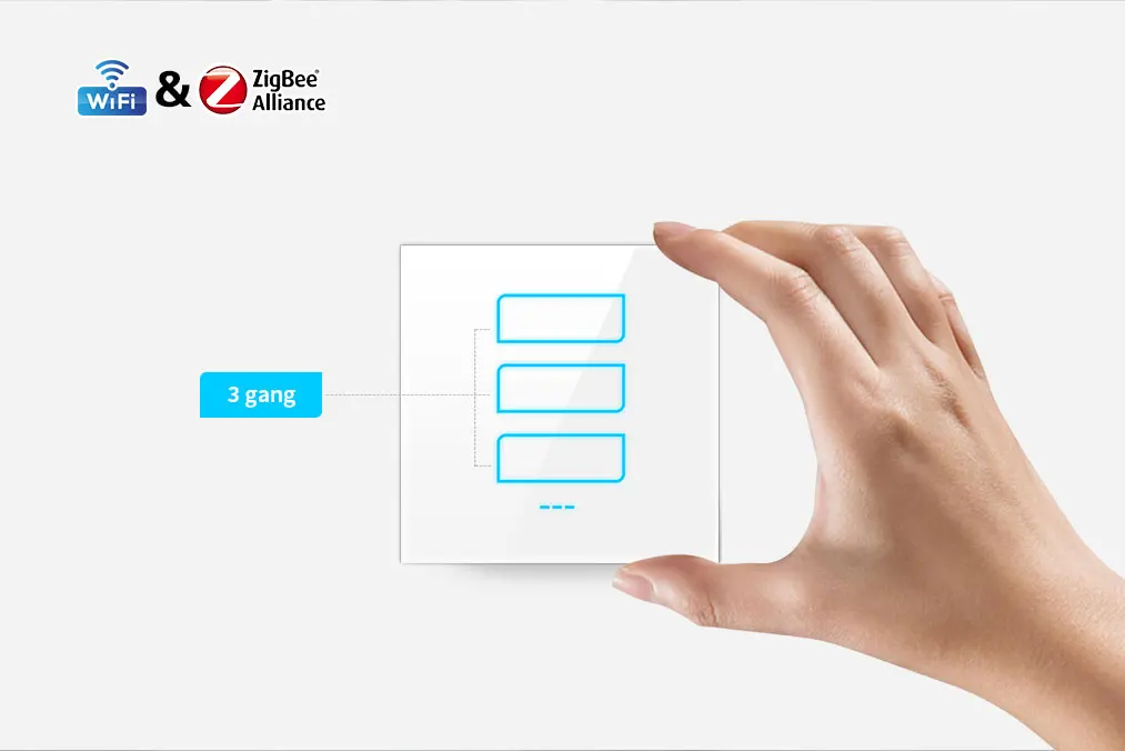 2019 new Lanbon L7 series wifi zigbee smart home switch modern design wall light switch 1 gang 2 gang 3 gang remote control - ANKUX.COM
