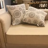 2019 new fashion design novel jacquard velvet fleece cushion pillow with flower design