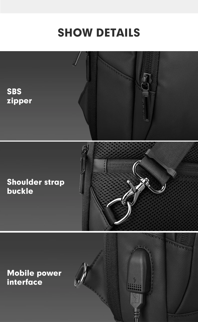 MARK RYDEN Sling Backpack Men, Waterproof Shoulder Bag with USB Charging  Port and Adjustable Strap, …See more MARK RYDEN Sling Backpack Men