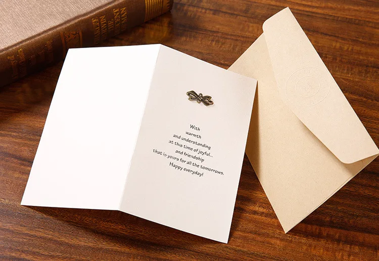 greeting card blessing thank you small card creative gift