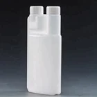 500ml plastic HDPE dosing fuel oil engine oil double neck bottle