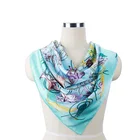 The Newest Fashion Printed Sexy Lady Satin Scarf
