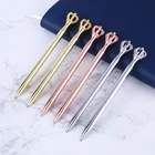 2019 Wholesale Promotional Custom Logo Multi-color Metal Twist Pen Gold King Crown Ballpoint Pen