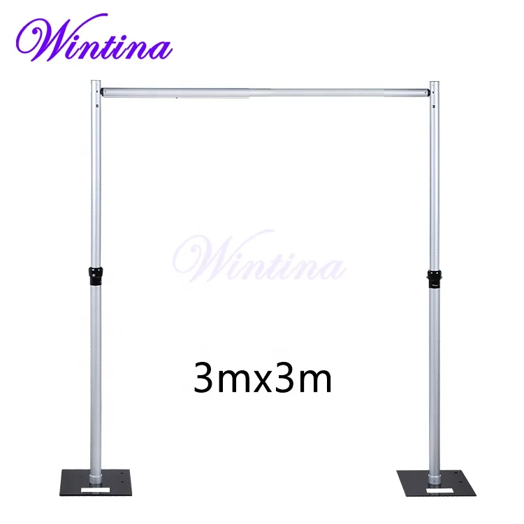 Wintina 2019 New Design Aluminum Backdrop Stand Pipe And Drape