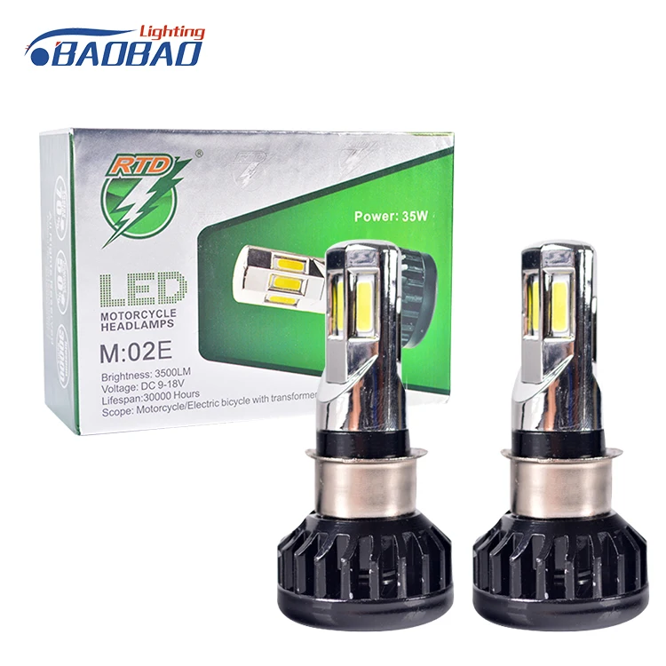 Motorcycle parts led light RTD bixenon auto headlamp U3 U5 U7 M02E car led motorcycle headlight bulb for Harley