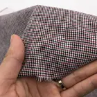 100 linen fabric houndstooth fabric suit dress fabric small MOQ for women dress suit